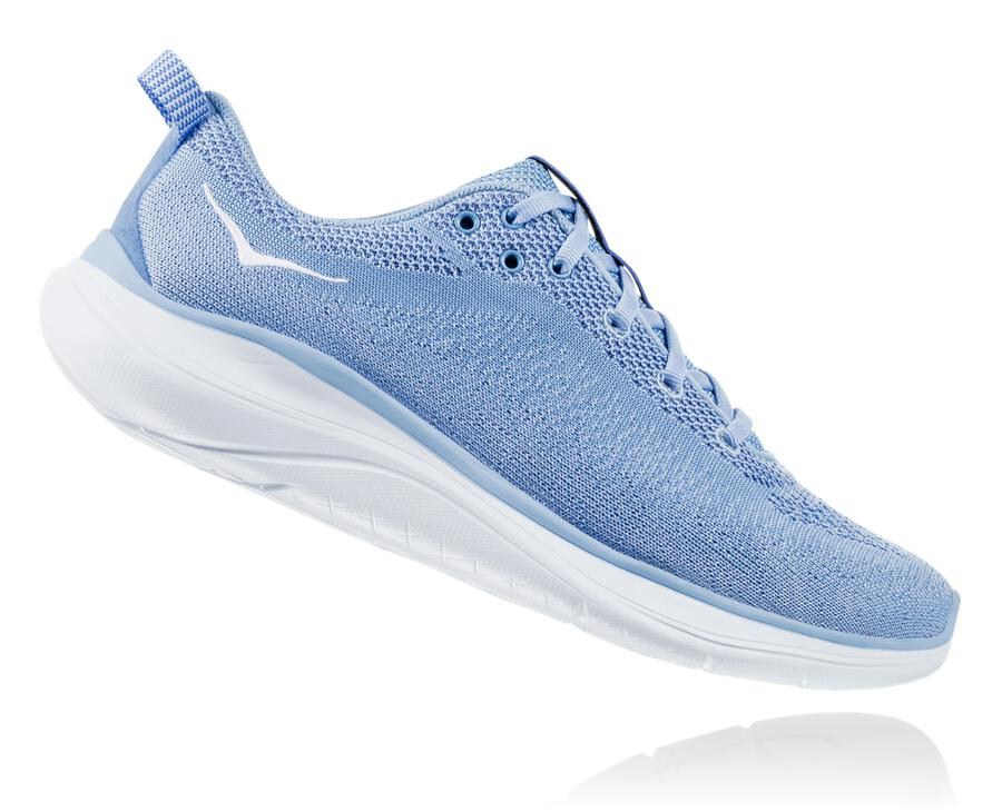 Hoka One One Løbesko Dame - Hupana Flow - Blå/Hvide - 396518HOR